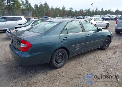 2004 Toyota Camry Le z USA, uszkodzony, nr VIN 4T1BE32KX4U345847